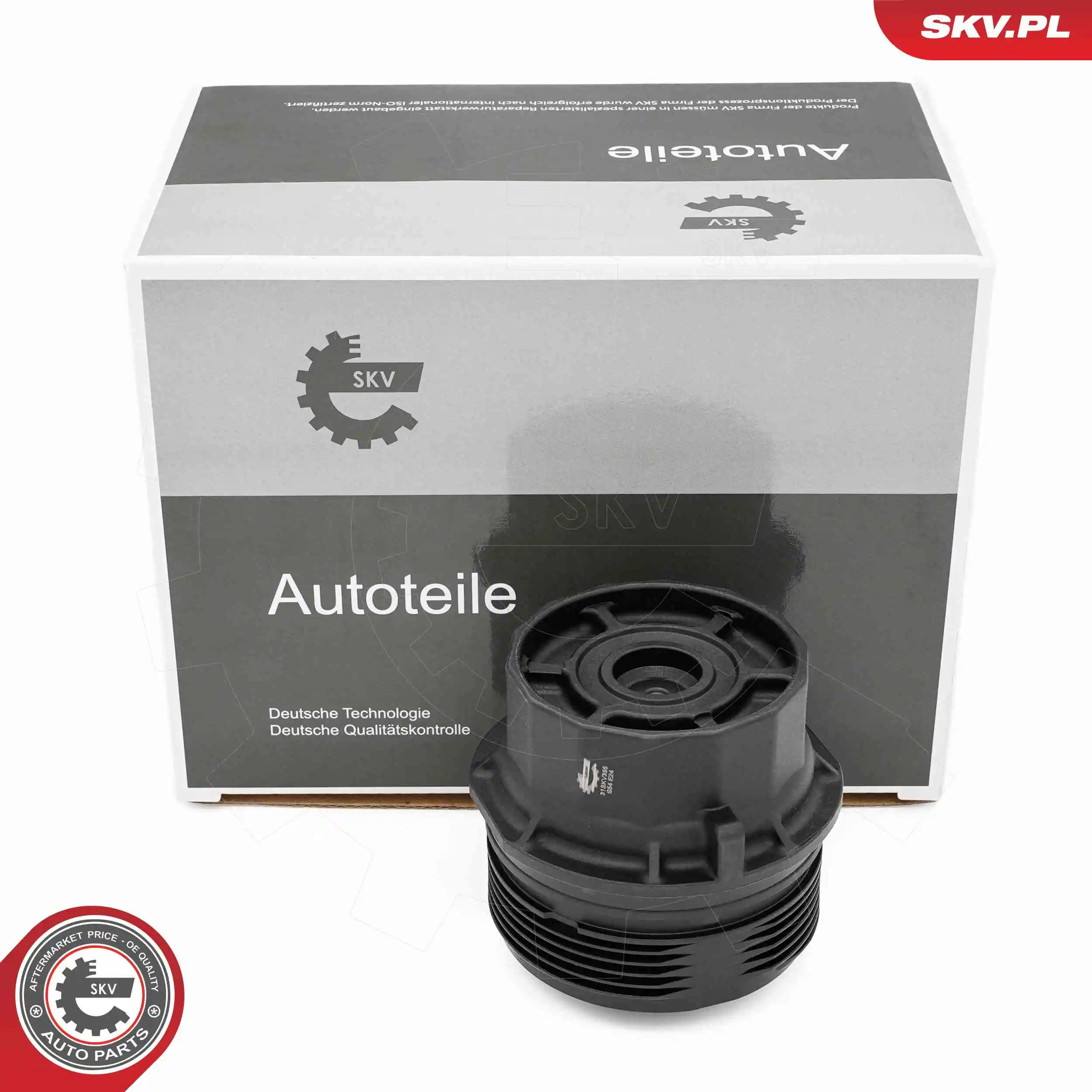 Cap, oil filter housing